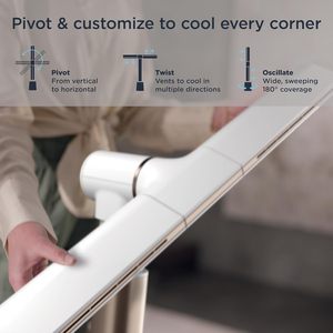 Ventilador <span class=keywords><strong>de</strong></span> Torre Grande Comercial sin Aspas con Control Digital y Control Remoto para Hoteles, Garajes, Vehículos Recreativos y Uso Doméstico - Product Image 5