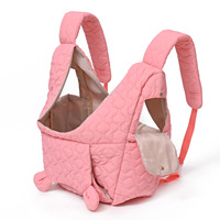Sacs à dos transparents pliables et portables en polyester chaud pour chiens et chats, design carré réglable, tissu doux et respirant pour le voyage