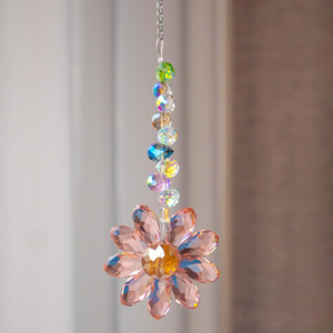 Wholesale Sunflower <strong>Rainbow</strong> <strong>Maker</strong> K9 Crystal Suncatcher Indoor Window Outdoor Garden Decor Gifts - Product Image 3