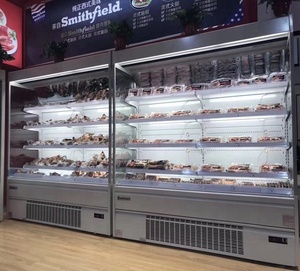 Siêu Thị Multideck Tủ Lạnh <span class=keywords><strong>Showcase</strong></span> Với Máy Nén Biến Tần DC Từ Xa Để Hiển Thị Thịt - Product Image 4