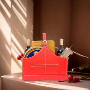 Exterior portátil Picnic fruta aperitivos y vino cesta de almacenamiento de moda de gran capacidad - Product Image 6