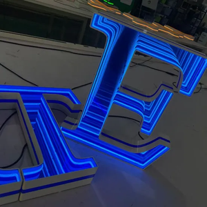एलईडी ओपन 3 डी अनंत दर्पण कस्टम चमकदार ऐक्रेलिक नीयन साइन rgb बोर्ड alexa/ब्लूटूथ/वाईफाई नियंत्रण ip65 विज्ञापन सजावट - Product Image 2