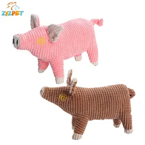 Peluche pour chien, jouet, molaires résistantes aux morsures, cochon, accessoire pour animaux domestiques, poupée, nouveau Style