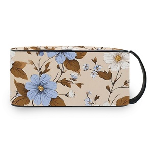 Bolsas de Cosméticos Multifuncionales con Estampados Florales, Bolsa de Viaje Portátil, Nuevas Bolsas de Aseo para Adultos, Venta al Por Mayor - Product Image 3