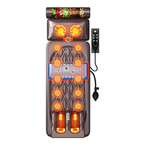 <b>Massage</b> Mattress Full Body Electric Heating Kneading <b>Massage</b> Cushion Neck Waist Back Leg Feet Timing Function Plug In - Product Image 1