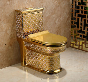 Chine Chaozhou <span class=keywords><strong>Prix</strong></span> direct d'usine Siphonic <span class=keywords><strong>Wc</strong></span> Céramique Toilette monobloc couleur or à vendre - Product Image 3