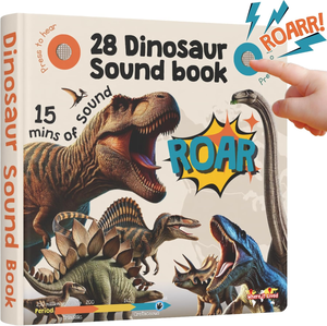 Libro Educativo OEM Personalizzato con 28 Suoni Realistici di Dinosauri della Terra, del Cielo e del <span class=keywords><strong>Mare</strong></span>, Regalo Perfetto per Bambini - Product Image 2