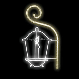 Decorazioni impermeabili personalizzate per sculture natalizie 2d Pole Street Motif Light - Product Image 6