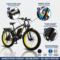 Bicicleta Eléctrica de Montaña de 26 Pulgadas, Todoterreno, de Alta Calidad, con Neumáticos Anchos, OEM, Elektro Fahrrad, Bicicleta Eléctrica para Adultos, E-Bike, MTB