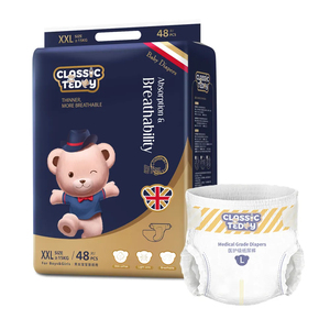 Pannolini usa e getta in cotone per bambina, tipo mutandina, con protezione 3D contro le perdite, super assorbenti, bianco puro, all'ingrosso a prezzo conveniente - Product Image 1