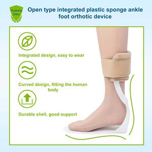 Penyangga Ortosis Pergelangan Kaki yang Dapat Disesuaikan dan Stabil untuk Perlindungan dan Fiksasi Traksi Kaki saat Cedera Pergelangan Kaki dan Kaki - Product Image 2