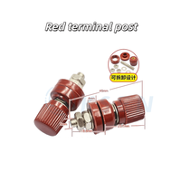 Bloc de bornes haute intensité 333/555, pince de borne pour onduleur M6/M8, résistant aux hautes températures, 8mm/6mm, rouge et noir