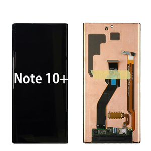 Original amlode điện thoại di động màn hình <span class=keywords><strong>LCD</strong></span> cho Samsung Galaxy Note 10 cộng với Hiển thị màn hình cảm ứng lắp ráp với dấu chấm màu đen - Product Image 1