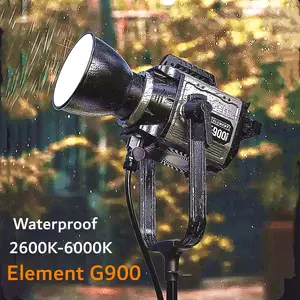 Éclairage vidéo de Studio LED bois Soonwell Element G900, 900W, 2600-6000K, lampe, projecteur pour caméra, vidéo, Interview