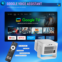 Projecteur intelligent HY350Max GTV 1080P, 500 lumens ANSI, mise au point automatique, WiFi 6, BT5.4, home cinéma portable