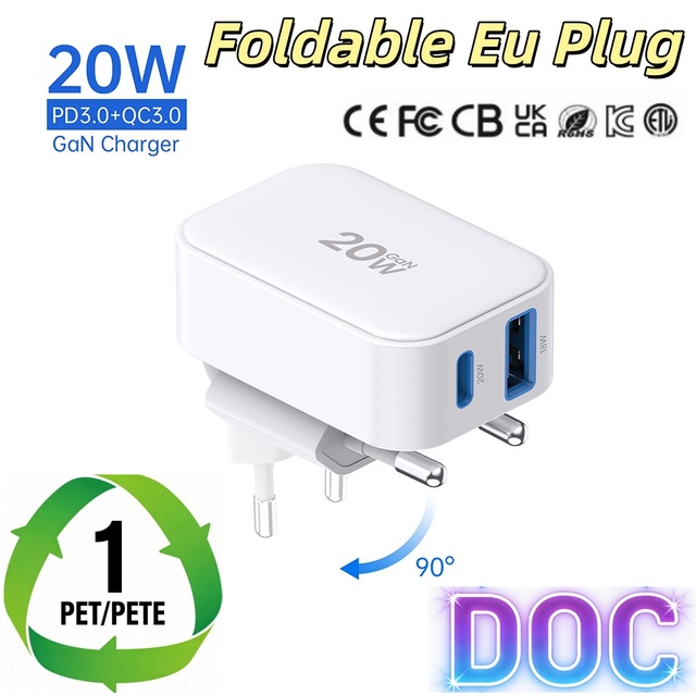 Tommox Type-c Phone Chargers Wholesale 20w Type c Usb c Charger for Mobile PD 20W Fast Usb-c Gan Wall apple Charger 20w Original