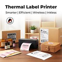 Imprimante d'étiquettes thermiques D400 4x6 pour étiquettes d'expédition, impression haute vitesse, portable, prise en charge personnalisée en usine, multilingue