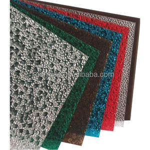 Feuille de <span class=keywords><strong>Polyrise</strong></span> Polycarbonate solide Bayer anti-rayures prismatique gaufré résistance à la chaleur feuilles de Polycarbonate 6mm 10mm - Product Image 6