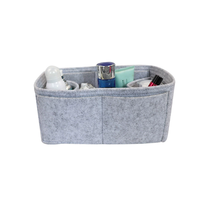 Organisateur de sac en feutre multi-poches avec fermeture éclair pour sac à couches, usage quotidien pour maman, logo personnalisé, OEM, vente en gros, directement de l'usine