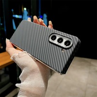 Coque de téléphone magnétique en fibre de carbone pour Samsung pour Galaxy Fold 3 4 5 6 Housse de protection antichoc