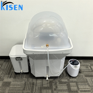 KISEN Moderne Portable Chaise de Lavage de Cheveux avec Bassin de Lavage à Vapeur, pour Spa Capillaire Japonais, Hydrothérapie et Massage Thaïlandais, pour Salons de Coiffure - Product Image 3