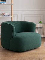 Un fauteuil minimaliste et design en velours, avec une touche de luxe, idéal pour les salons, les salles de réunion et les salons de beauté