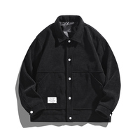 Veste d'entraîneur en toile lourde doublée unie personnalisée pour homme Veste de travail de créateur Veste en toile cirée