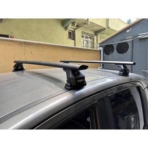 Barres transversales de toit en aluminium noir pour Fiat Panda 319 à partir de 2012, porte-bagages sur mesure - Product Image 5