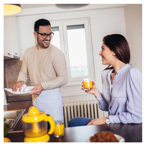 Tablier personnalisé <span class=keywords><strong>de</strong></span> haute qualité avec logo pour femmes et hommes, noir, avec poches et liens, pour serveurs, serveuses, chefs et personnel d'accueil. - Product Image 3