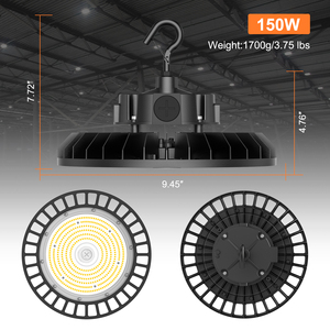Ngtlight Projecteur Industriel LED Highbay 150W 120W 90W à Puissance Sélectionnable, Stock US - Product Image 1