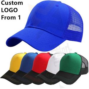 Gorra Trucker Personalizada con Placa Metálica, Visera Amarilla, Logotipo Bordado en 3D en la Parte Trasera y Malla Negra - Product Image 1