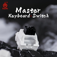 Interrupteur de clavier linéaire Kailh Master POK Stem Full POM Double Spring 45gf 2.0mm Actuation 3.4mm Travel 70M pour clavier de jeu