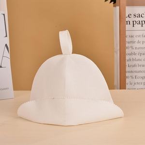 Chapeau de cowboy en feutre 100% laine à large bord, style western, personnalisable, vente en gros pour les sports décontractés en plein air, blanc - Product Image 4