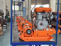 Compacteur à plaque vibrante 60 kg, force de compactage 12 kN, moteur essence/diesel en option, poussé à la main, pour sol et asphalte stable