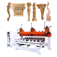 OFERTA ESPECIAL: Router CNC de 5 Ejes Syntec para Madera con Servomotor y Caja de Cambios para Fabricación de Patas de Mesa/Sofá/Silla