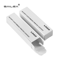 Emballage personnalisé avec logo pour cartouches de 1 ml, tubes supérieurs, finition mate, en carton, avec doublure en éponge, pelliculage mat, recyclable, mobile