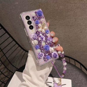 Sp001 rhinestone hoa lật gấp màn hình điện thoại trường hợp Đối với Samsung S25 siêu A17 S24 s23u - Product Image 4