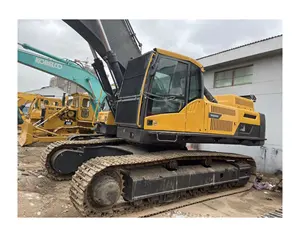 Sử dụng máy xúc Hàn Quốc nhập khẩu 48 tấn Crawler Digger Volvo 480 Chất lượng cao thấp giờ làm việc Cummins động cơ bơm thủy lực