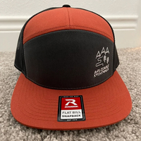 Casquette Trucker Décontractée Hip Hop 7 Panneaux avec Logo Patch en Cuir Personnalisé Style 168 Courant