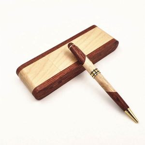 Juego de bolígrafos de madera personalizados con grabado, juego de bolígrafos de escritura ejecutivos corporativos promocionales - Product Image 3