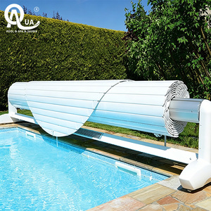 Couverture de piscine automatique Water Crown, résistante aux UV, imperméable, durable, sécurisée, pour piscines creusées et gonflables - Product Image 1