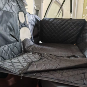 Lit de voyage <span class=keywords><strong>pour</strong></span> animaux de compagnie en Oxford écologique, fond rigide, détachable, housse de siège arrière confortable, hamac extensible <span class=keywords><strong>pour</strong></span> chiens, toutes saisons - Product Image 3