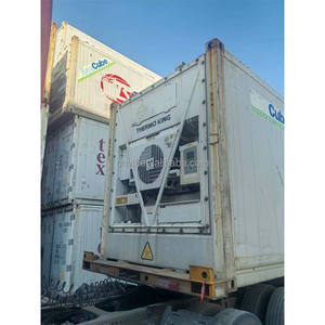 Conteneur frigorifique d'occasion 40 pieds High Cube 40RH à prix abordable avec unité de refroidissement fiable pour le stockage de viande et de poisson - Product Image 4