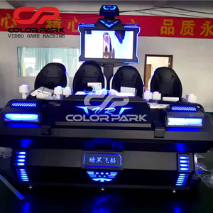 Equipo de nueva tecnología para parque de atracciones, simulador de realidad Virtual 9D, 4 asientos, 9D VR, space battle - Product Image 6