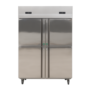 Stainless Steel Four Door Commercial Upright Refrigerator <b>Freezer</b> for Restaurant Kitchen - Yipomson Custom Factory Supply Four D - Product Image 1