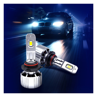 Ampoule de phare LED MCY Super Brightest 9005 Canbus 5000LM 6500K 270° Angle de faisceau IP67 Étanche 42W DC9-30V Universelle Neuve 2PCS