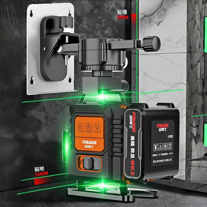 Nivel Láser Autonivelante de 360 Grados, 12/16 Líneas, Verde, de Grado Industrial, para Exteriores, con Control Remoto - Product Image 5
