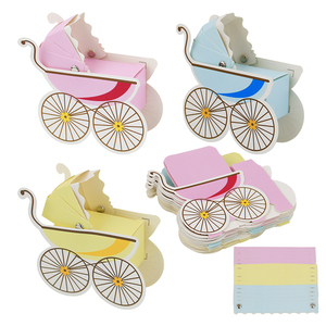 Caja de Regalo con Forma de Cochecito para Dulces, Caja de Chocolate para Baby Shower, Fiesta de Cumpleaños, Boda, Decoraciones con Temática de <span class=keywords><strong>Princesa</strong></span>, Recuerdo de Papel - Product Image 1