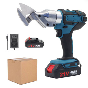 Cisailles électriques sans fil 21V Max avec batterie au lithium pour la découpe de tôles, capacité de coupe 20 mm, pour droitiers - Product Image 1