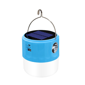 Solar Powered LED Camping Emergency <b>Light</b> Cold White ABS+PC Hook Design 4800mAh Li-ion Battery Touch Sensor 6 Hours Emergency - Product Image 6